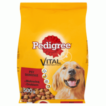 PEDIGREE KARMA WÓŁ KURA SUCHY 500G