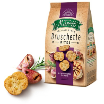BRUSCHETTE CHIPS MARETTI CZOSNEK/GARLIC 70G