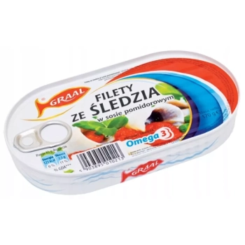 GRAAL FILET ŚLEDZIOWY W POMIDORZE 170G