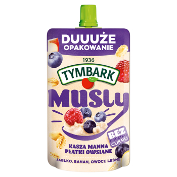 Mus Tymbark Musly kasza manna płatki owsiane owoce
