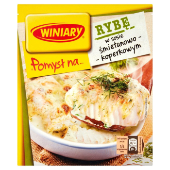 WINIARY POMYSŁ NA  RYBĘ W SOSIE ŚMIETANKOWO KOPERKOWYM 32G