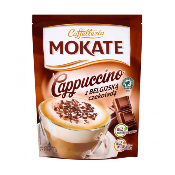 CAPPUCCINO MOKATE TOREBKA BELGIJSKA CZEKOLADA 110G