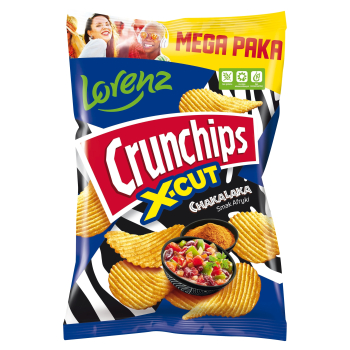 CHIPS CRUNCHIPS 200G X-CUT CHAKALAKA