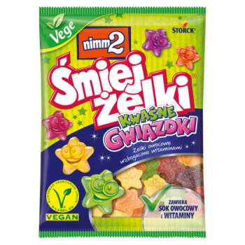 CUKIERKI ŚMIEJ ŻELKI NIMM2 90G KWAŚNE GWIAZDKI