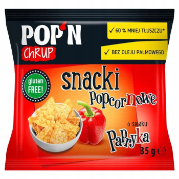 SANTE SNACKI POPCORNOWE PAPRYKA   35G
