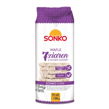 Sonko wafle ryżowe 7 ziaren z dzikim ryżem 130g