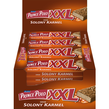 PRINCE POLO SŁONY KARMEL XXL 28x50G