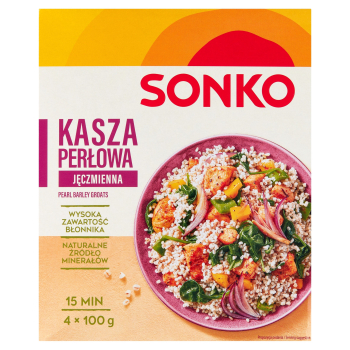 Kasza jęczmienna paczkowana Sonko 0,4 kg