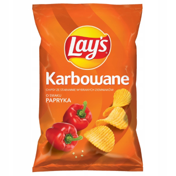CHIPSY LAY'S  120G KARBOWANE PAPRYKA  LAYS 130G