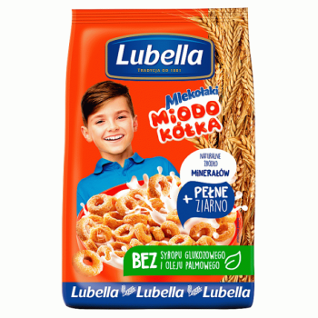 LUBELLA PŁATKI KÓŁKA MIODOWE       250G