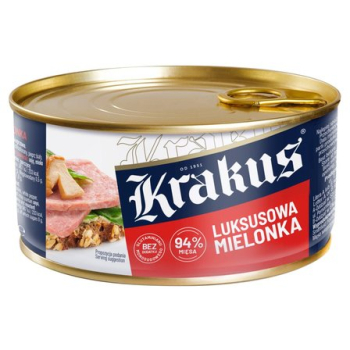 KRAKUS KONSERWA MIELONKA WIEPRZOWA LUX       300G