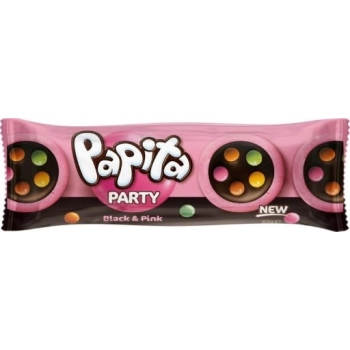PAPITA CIASTKA  PARTY BLACK&PINK 63G