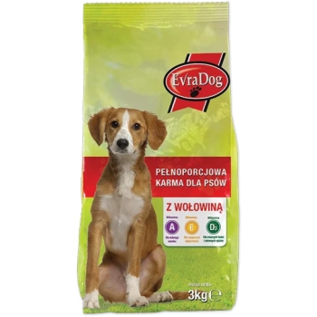 KARMA EVRADOG SUCHA Z WOŁOWINĄ    3KG