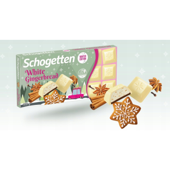 SCHOGETTEN CZEKOLADA WHITE GINGERBREAD 100G