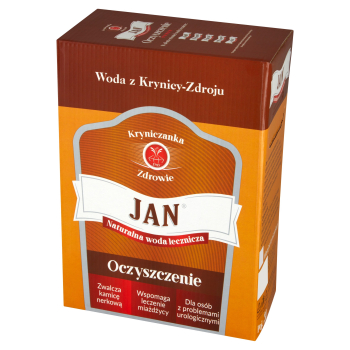 Woda lecznicza JAN KARTON 3L