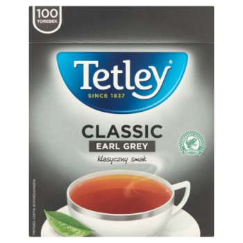 TETLEY HERBATA CLASSIC EARLGREY 100 TOREBEK