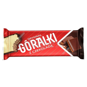 GÓRALKI CIASTKA WAFLE CZEKOLADOWE 45G