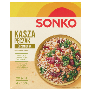Kasza jęczmienna paczkowana Sonko 0,4 kg