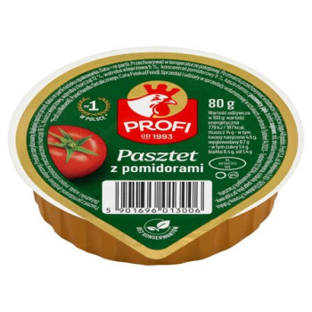 PROFI PASZTET  Z POMIDORAMI FOREMKA  80G