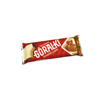 GÓRALKI CIASTKA WAFLE KARMELOWE 45G