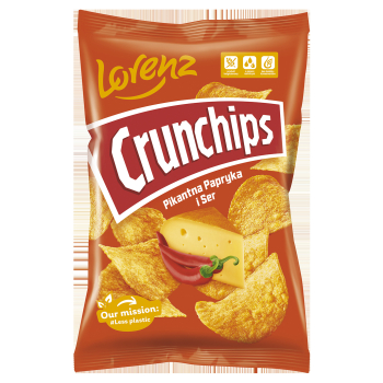 CHIPS CRUNCHIPS 140G PIKANTNA PAPRYKA-SER