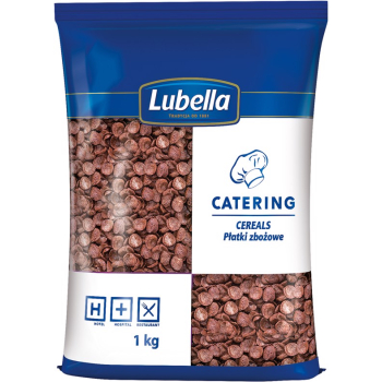 Płatki muszelki czekoladowe Lubella 1 kg