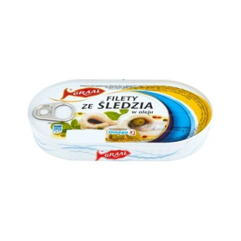 GRAAL FILET ŚLEDZIOWY W OLEJU 170G