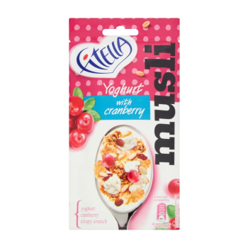 PŁATKI MUSLI FITELLA 50G ŻURAWINA GELLWE