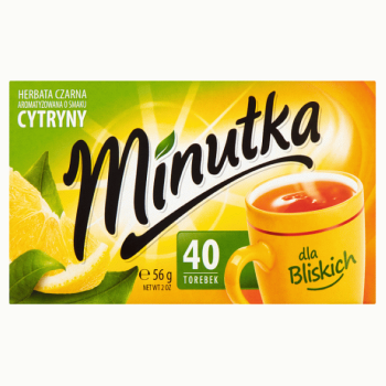 HERBATA MINUTKA EXPRESOWA 40T CYTRYNA CONSUMER
