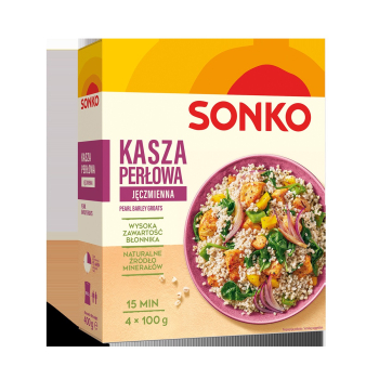 Kasza jęczmienna paczkowana Sonko 0,4 kg
