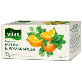 VITAX HERBATA POMARAŃCZA MELISA 20 TOREBEK