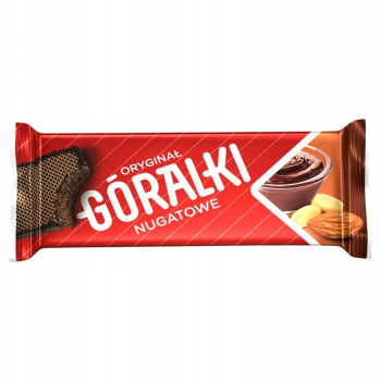 GÓRALKI CIASTKA WAFLE NUGATOWE 45G