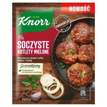 KNORR FIX SOCZYSTE KOTLETY MIELONE   70G