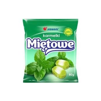 JEDNOŚĆ KARMELKI MIĘTOWE       80G