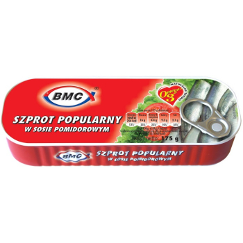 BMC SZPROT W SOSIE POMIDOROWYM     175G