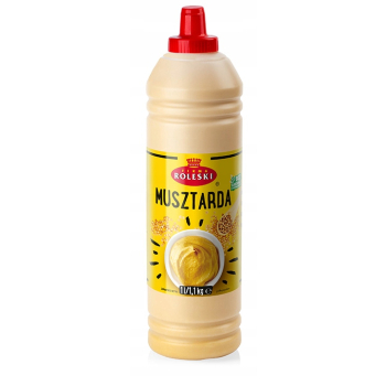 ROLESKI MUSZTARDA PLASTIK STOŁOWA        1L