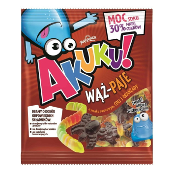 JUTRZENKA ŻELKI AKUKU WĄŻ PAJE  90G