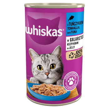 WHISKAS TUŃCZYK PUSZKA   400G