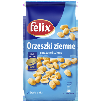 ORZESZKI FELIX ZIEMNE SOLONE 240G TORBA