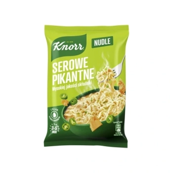 KNORR ZUPA BŁYSKAWICZNA SEROWE PIKANTNE NUDLE   63G