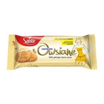 SANTE CIASTKA OWSIANE              138G