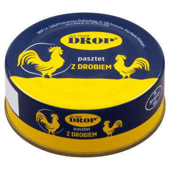 DROP PASZTET KOGUTEK MAŁA PUSZKA   90G