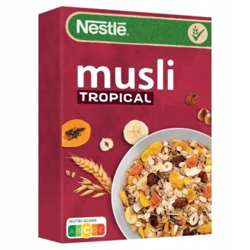 NESTLE PŁATKI MUSLI TROPICAL 350G