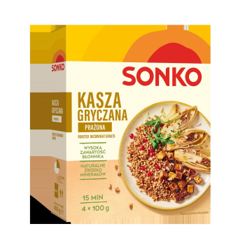 Kasza gryczana paczkowana Risana 0,4 kg