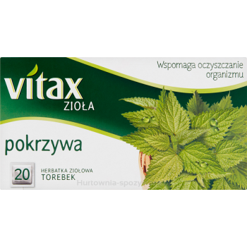 VITAX HERBATA POKRZYWA 20 TOREBEK