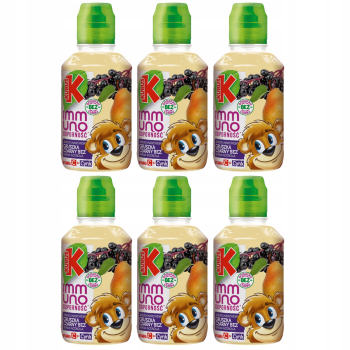 Sok Gruszka Banan Czarny bez Kubuś 6x200 ml