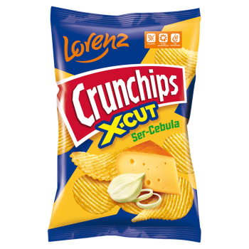 CRUNCHIPS X-CUT SER CEBULA 140G