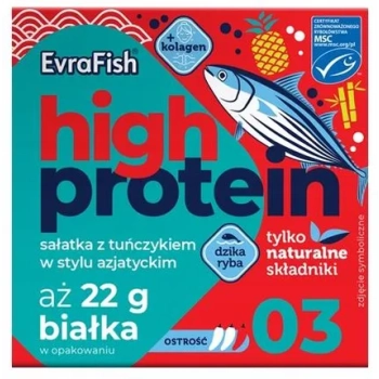EVRA FISH SAŁATKA PROTEINOWA TUŃCZYK AZJATYCKA   160G