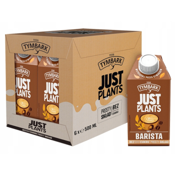 TYMBARK JUST PLANTS NAPÓJ ROŚLINNY OWIES BARISTA 6x0,5L