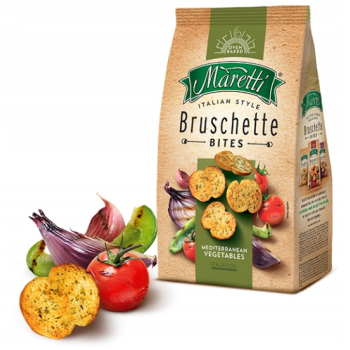 BRUSCHETTE CHIPS MARETTI MIX WARZYW 70G